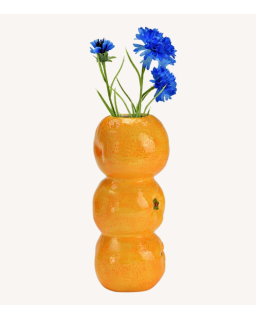 VASE ORANGE H22CM