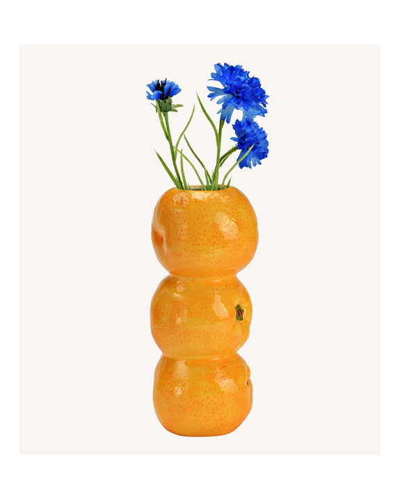 VASE ORANGE H22CM