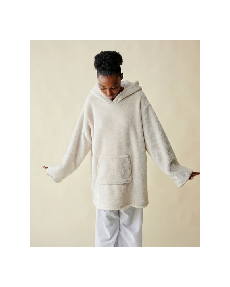 PULL PLAID CREME S/M