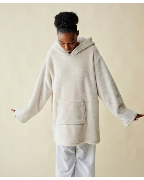 PULL PLAID CREME S/M