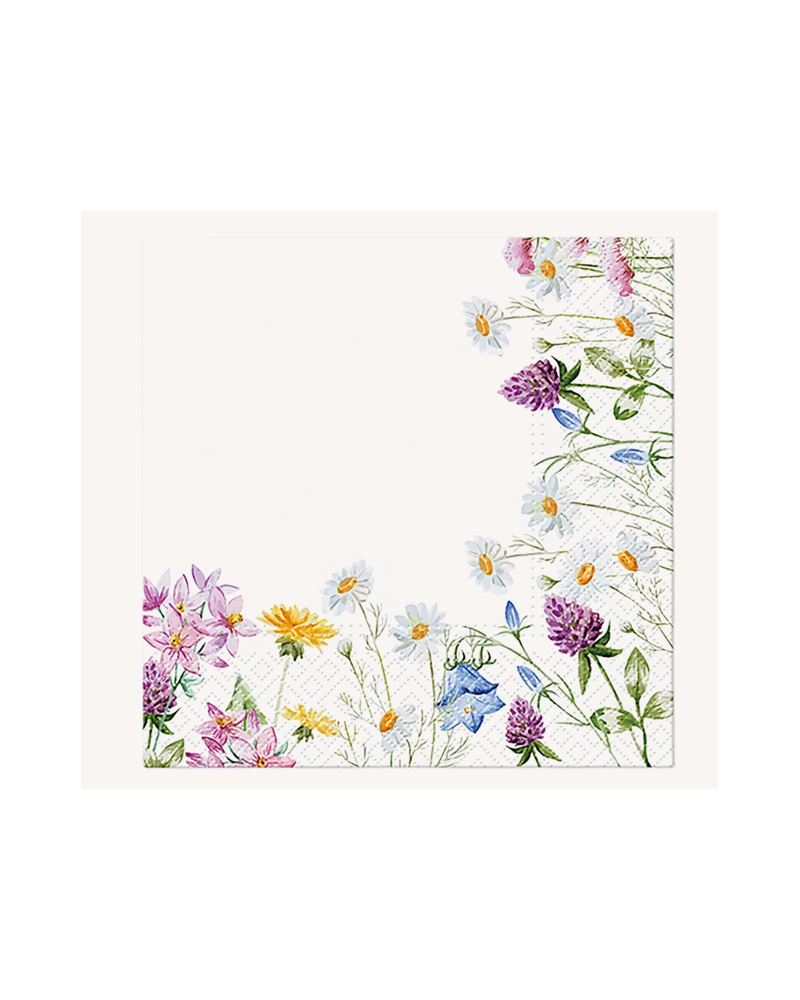 LOT 20 SERV. PAPIER FLEUR