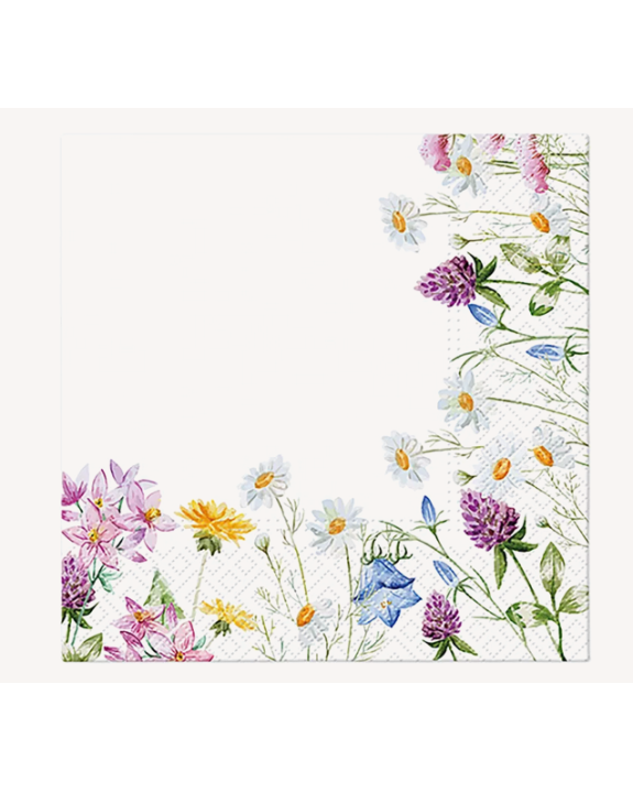 LOT 20 SERV. PAPIER FLEUR