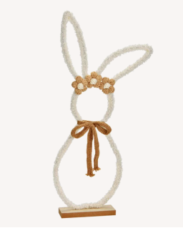 LAPIN H45CM LAINE-METAL