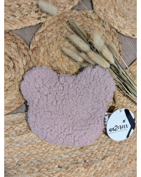 BOUILLOTTE OURS ROSE