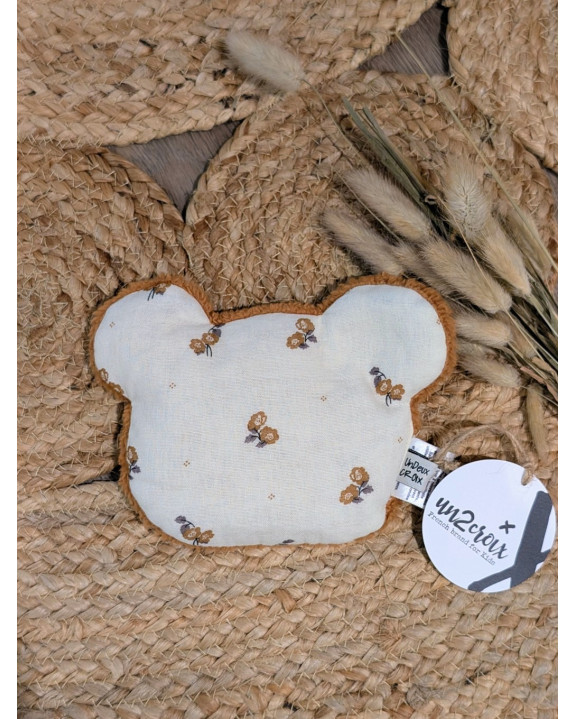 BOUILLOTTE OURS FLEURS-GAZE