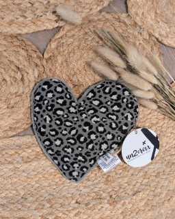 BOUILLOTTE COEUR KAKI GRAOU