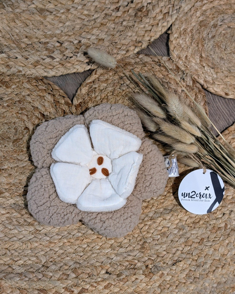 BOUILLOTTE FLOWER BEIGE/IVOIRE