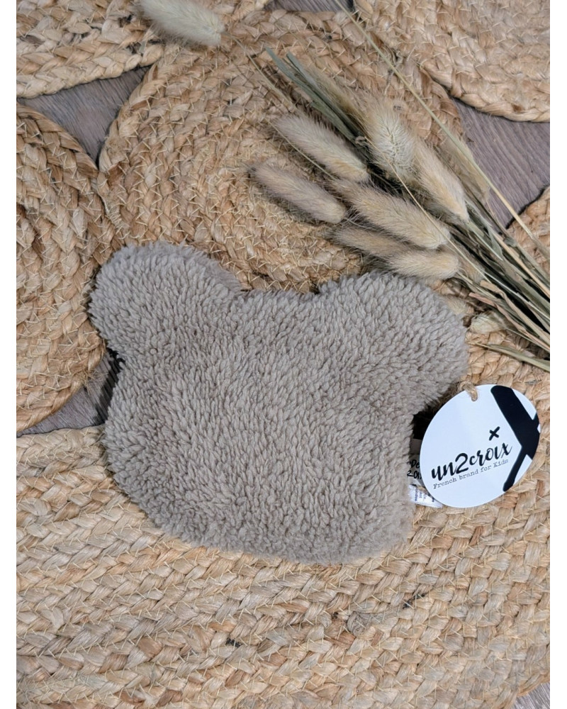 BOUILLOTTE OURS MOUM/FICELLE