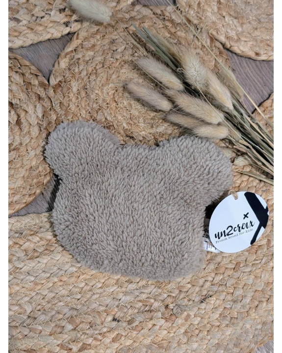 BOUILLOTTE OURS MOUM/FICELLE