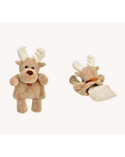 BOUILLOTTE CERF NOYAU CERISE