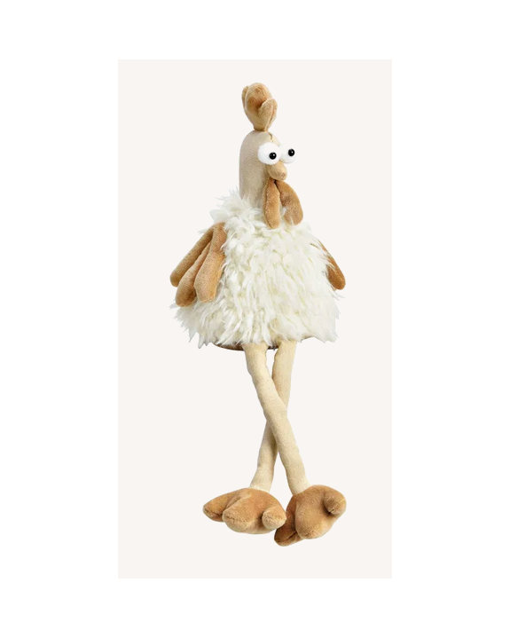 POULE BLC H40CM GRANDE JAMBE