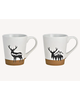 TASSE CERF FAIENCE