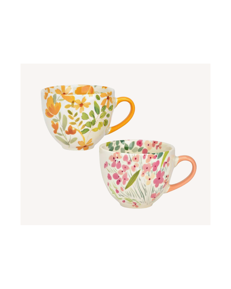 TASSE FLEURI PORC. 480ML