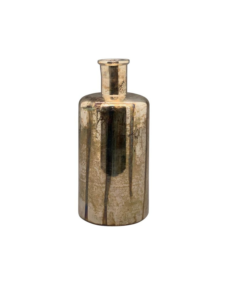 VASE EN VERRE EFFET VEILLI L