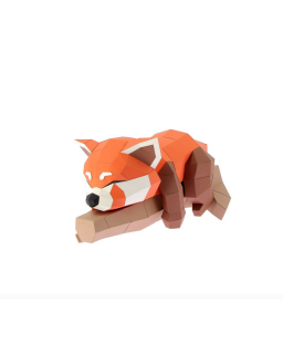 PANDA ROUX SUR BRANCHE