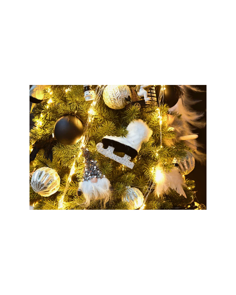 BOULE VERRE ARGENT Ø10