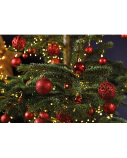 LOT 50 BOULES ROUGE Ø3/4/6