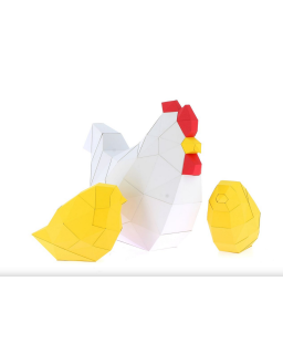 POULE ET SES POUSSINS