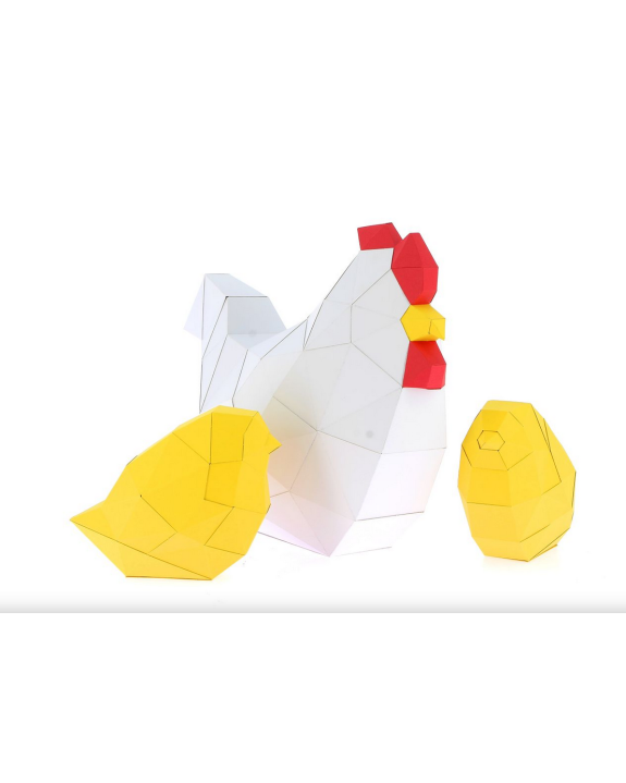 POULE ET SES POUSSINS