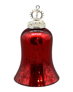 CLOCHE VERRE ROUGE H7.5