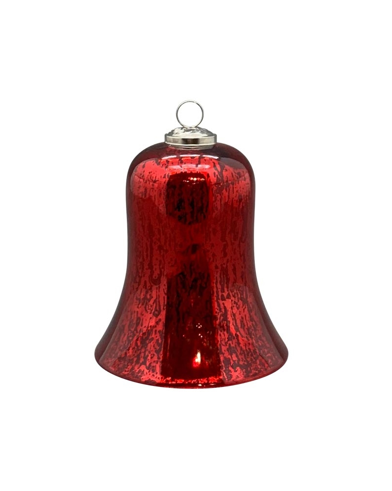 CLOCHE VERRE ROUGE H15