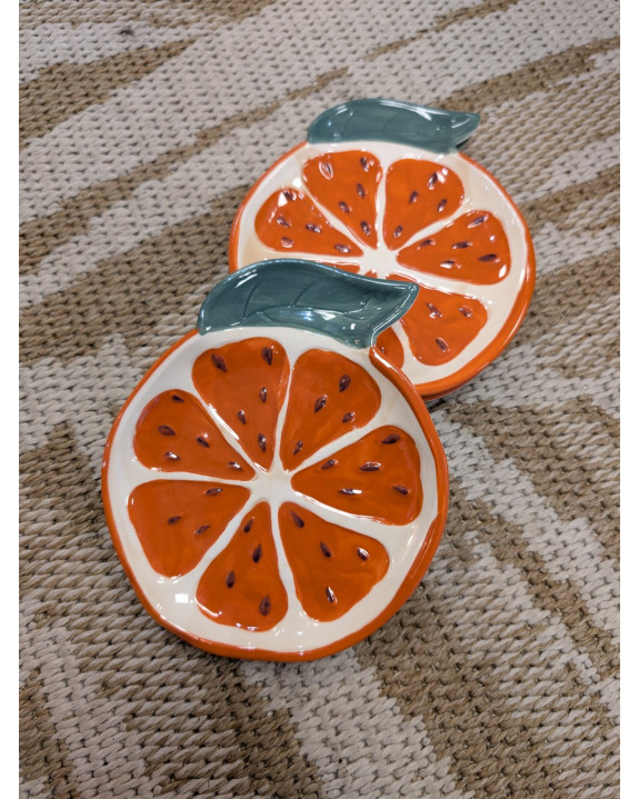 ASSIETTE ORANGE Ø15CM