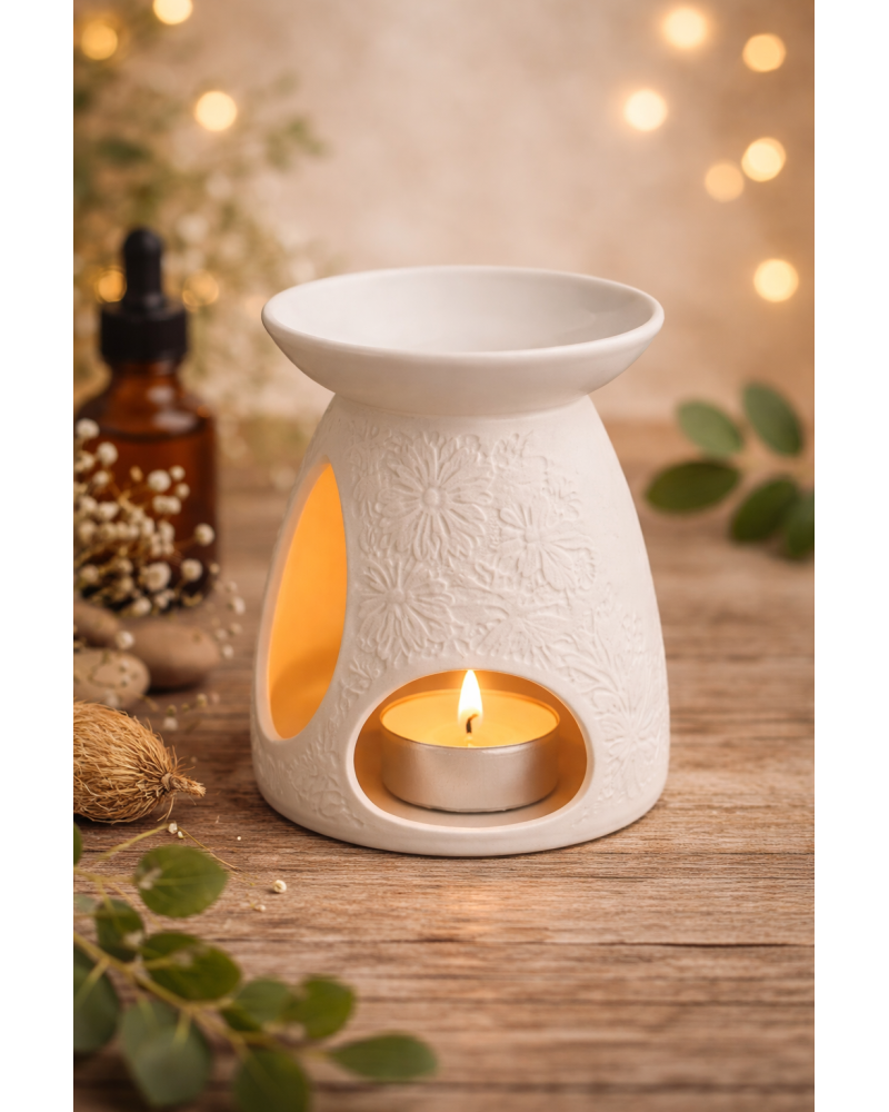 BRÛLEUR H12.5CM PORCELAINE