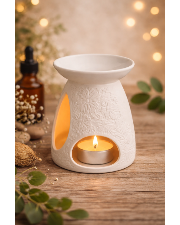 BRÛLEUR H12.5CM PORCELAINE