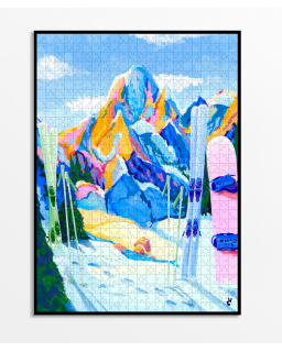 PUZZLE SNOW MUST GO ON