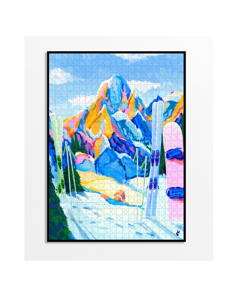 PUZZLE SNOW MUST GO ON