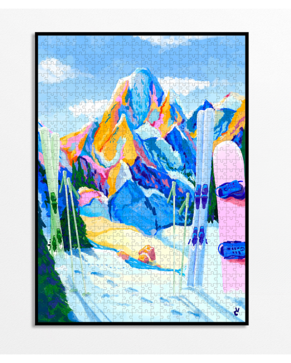 PUZZLE SNOW MUST GO ON