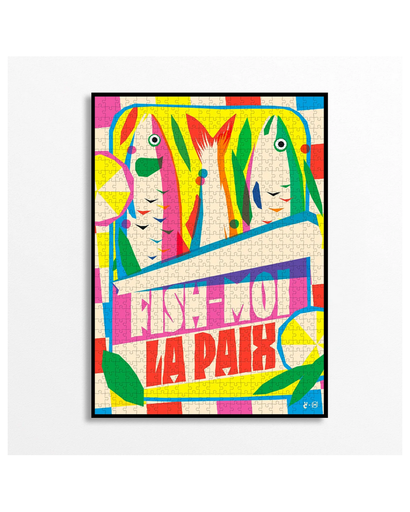 PUZZLE FISH MOI LA PAIX