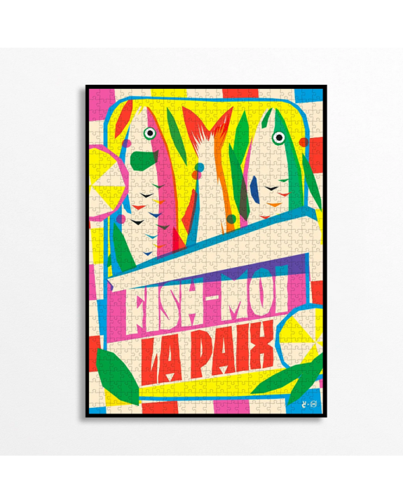 PUZZLE FISH MOI LA PAIX
