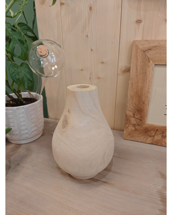 VASE Ø14XH20 GOUTTE BOIS