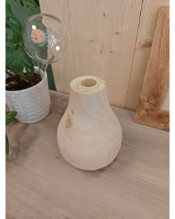 VASE Ø14XH20 GOUTTE BOIS