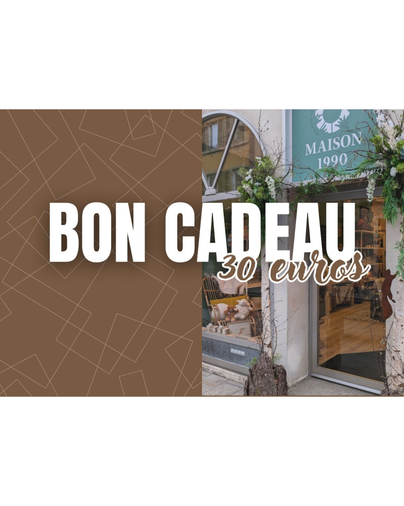 Bon cadeau 30 euros