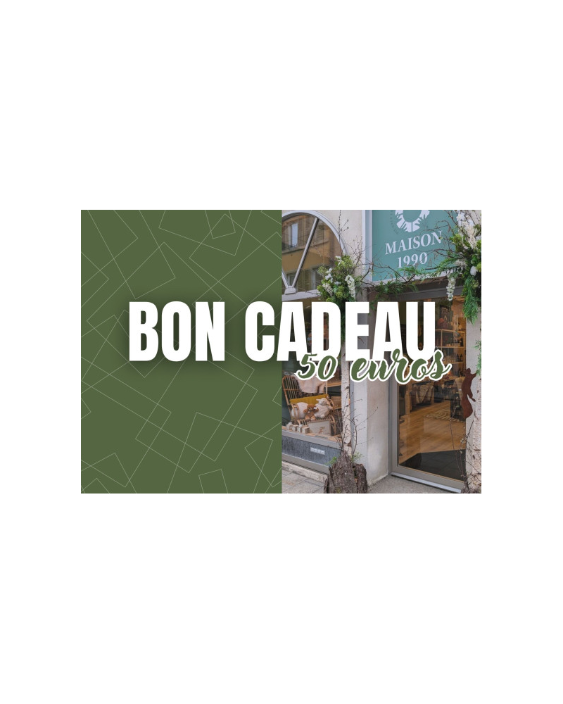 Bon cadeau 50 euros