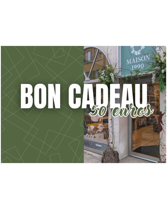 Bon cadeau 50 euros