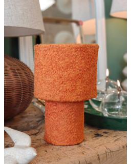 LAMPE CHEVET XS ORANGE BOUCL
