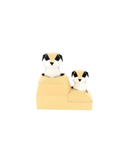 SURICATES EN PAPIER 3D