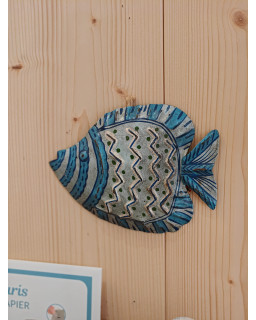 POISSON 18X13 ASSO. BLEU