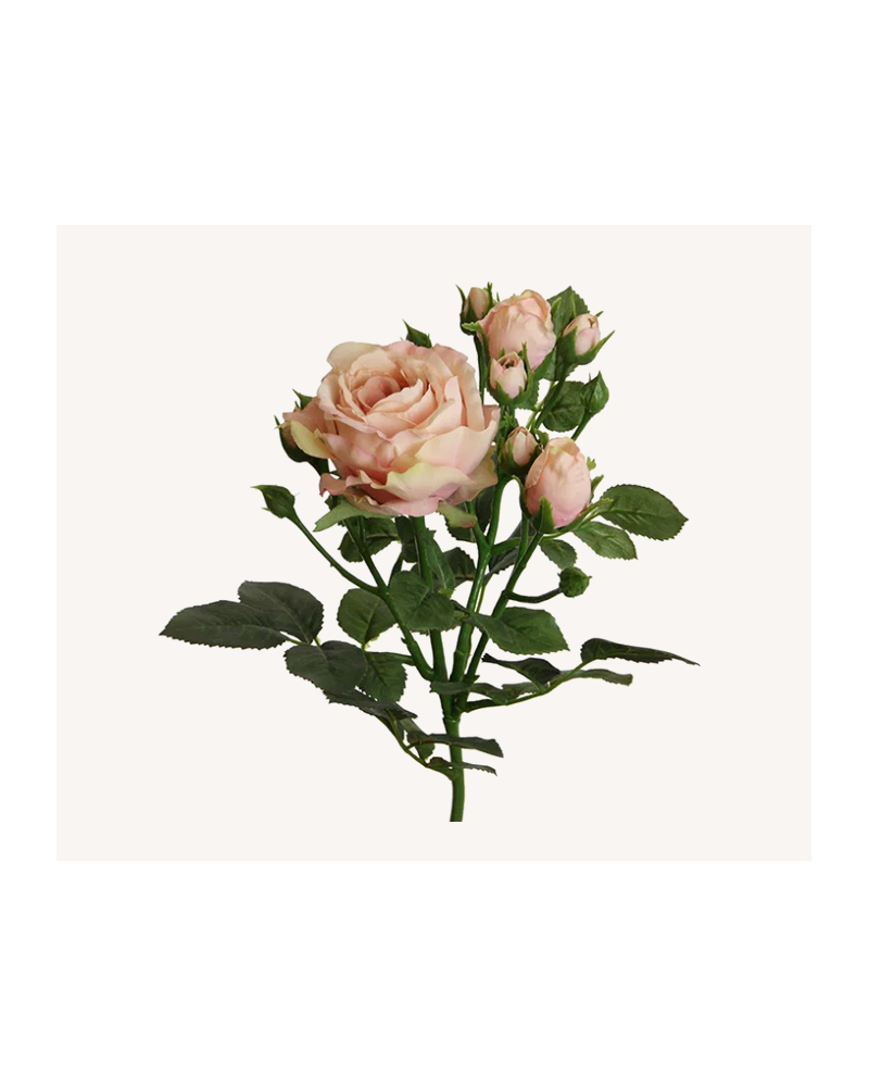 ROSE ARTIFICIELLE H62CM ROSE