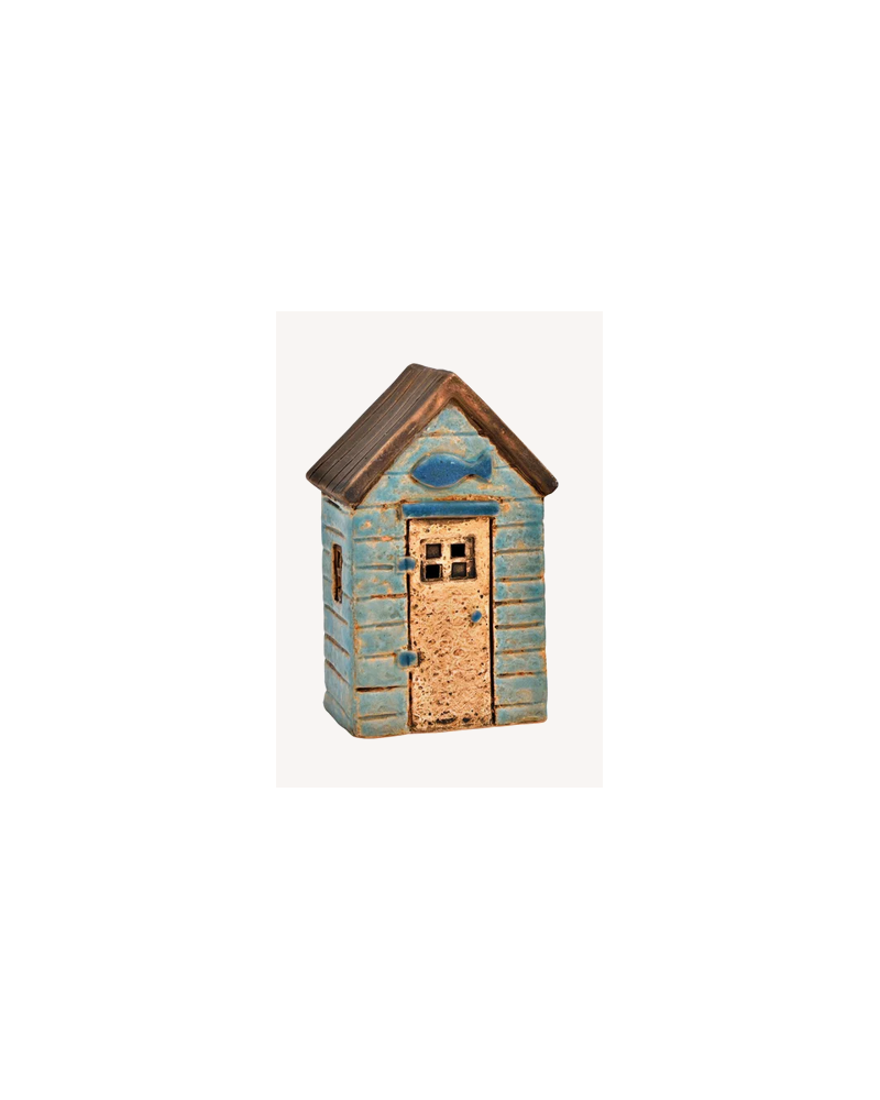 MAISON LED BLEUE H13CM