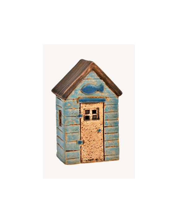MAISON LED BLEUE H13CM