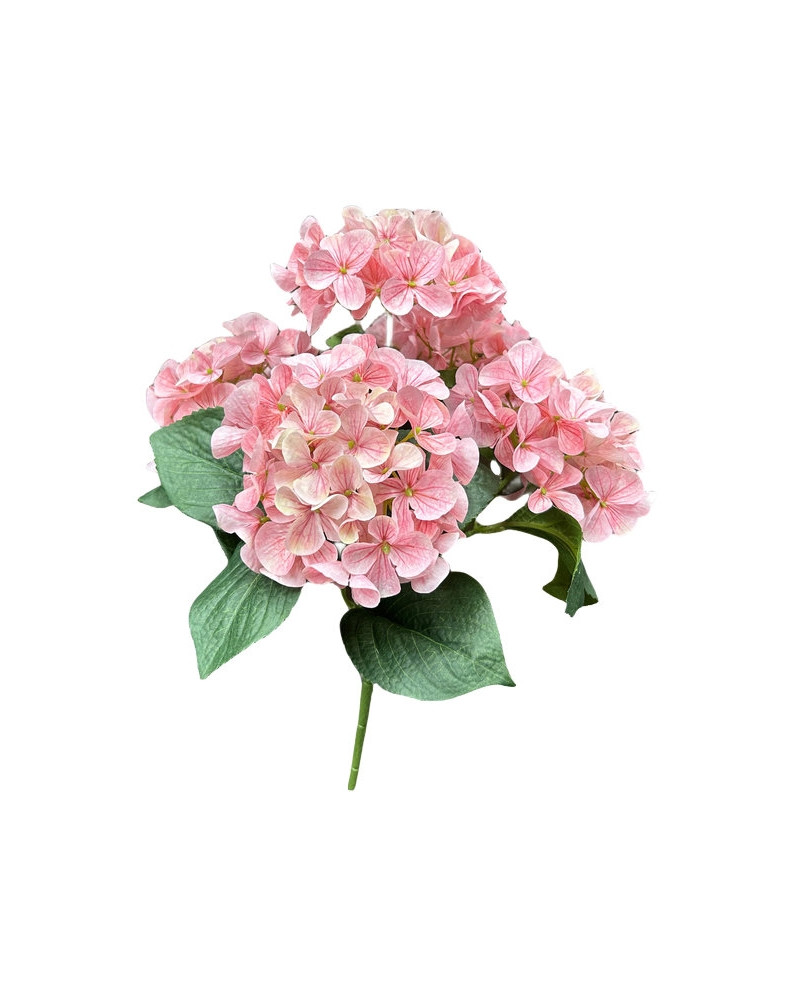 HORTENSIA ROSE H40CM