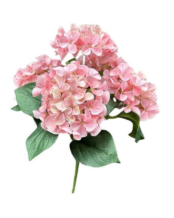 HORTENSIA ROSE H40CM