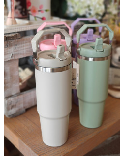 GOURDE GRIS ISOTHERME 900ML