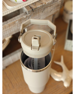 GOURDE GRIS ISOTHERME 900ML