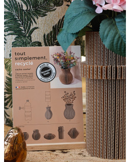 VASE CYLINDRE EN CARTON