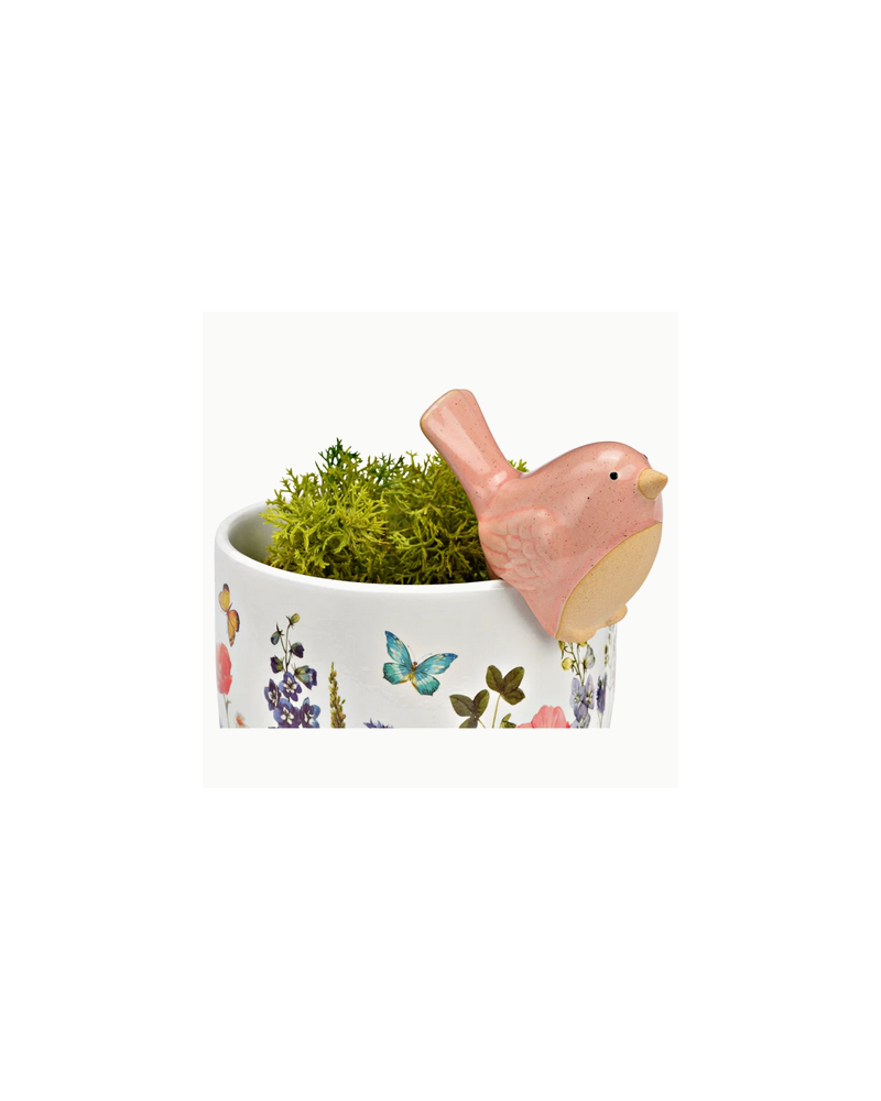 OISEAU DECO POT PLANTE